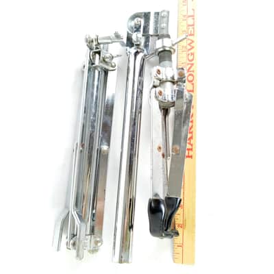 Ludwig Late 60s "Atlas"#1364 Snare Drum Stand Chrome Single-Braced Legs Chicago image 6