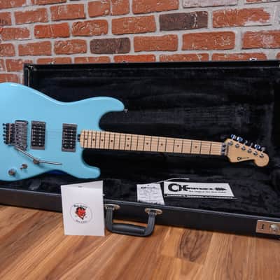Charvel Custom Shop San Dimas 2H FR Daphne Blue 2015 w/OHSC image 2
