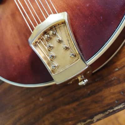 Morgan Monroe Rocky Top MDM-1 F-style mandolin w/hsc + extras - natural/relic image 3