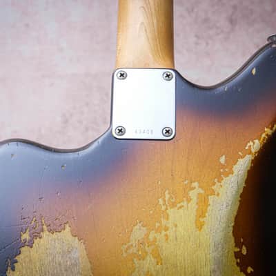 FENDER USA Original Vintage Jazzmaster HSC "Sunburst + Rosewood" (1960) image 16