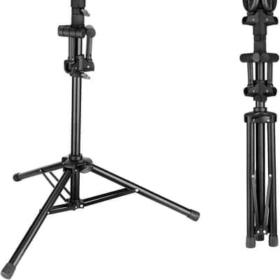Triple Guitar Stand - Heavy Duty 3 Guitar Stand for Acoustic/Electric/Bass/Banjos, Auto-Lock Folding Design, Non-Slip Base & Anti-Rust - Portable for Stage/Travel/Studio image 3