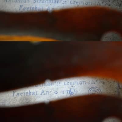 Vintage Master Viola Antonio Stradivari, Cremona, labelled Antonius Stradiuarius Cremonensis, Faciebat Anno 1764 + Solid Hard Case&Bow - VIDEO image 8