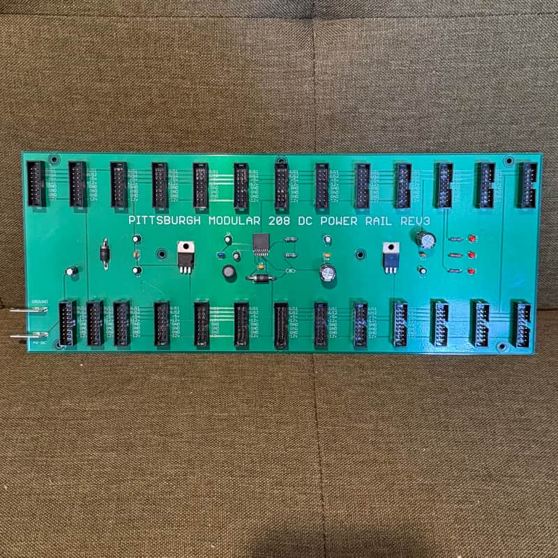 Pittsburgh Modular 208 DC Power Rail Rev3 image 1