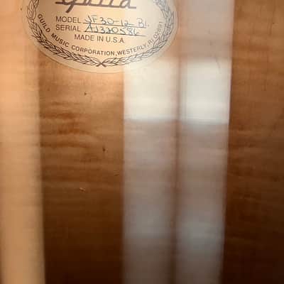 Guild USA JF-30-12, 1995, Westerly, with LR Baggs Anthem PU and Original Case image 4