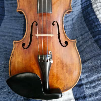 Carlo Anselmo northern Italy Handmade stradavarious copy antique - brown varnish 4/4 image 2