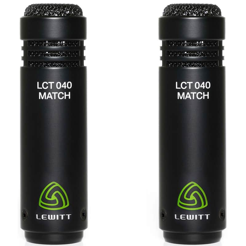 Lewitt LCT 040 MATCH Small Diaphragm Cardioid Condenser Microphone Stereo Pair image 1