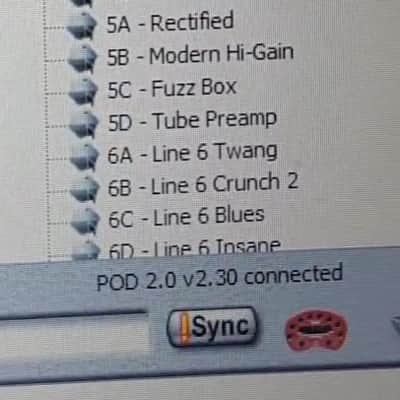 Line 6 POD Multi-Effect and Amp Modeler 1998 - 2000 - Red image 5
