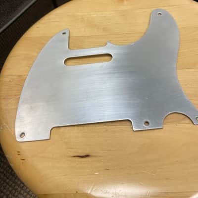 Telecaster Pickguard Silver Aluminum 5 Hole image 1