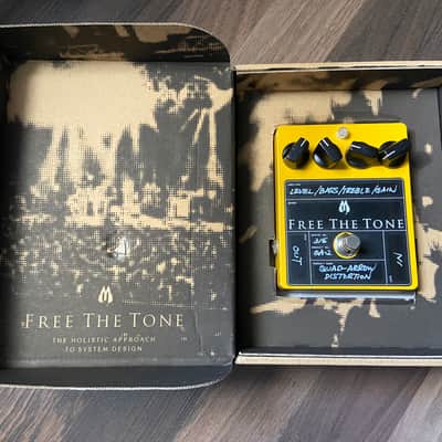Free The Tone QA-2 Quad Arrow Distortion 2010s - Yellow image 6