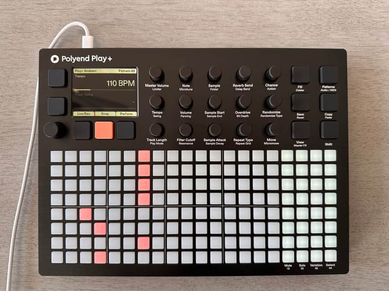 Polyend Play+ Sample-Based MIDI Groovebox 2024 - Present - Black image 1
