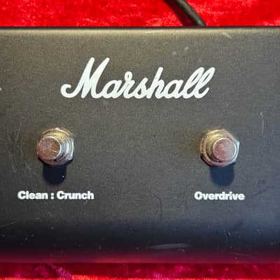 Marshall PEDL-90010 2-Button FX Amp Footswitch 2010s - Black image 1