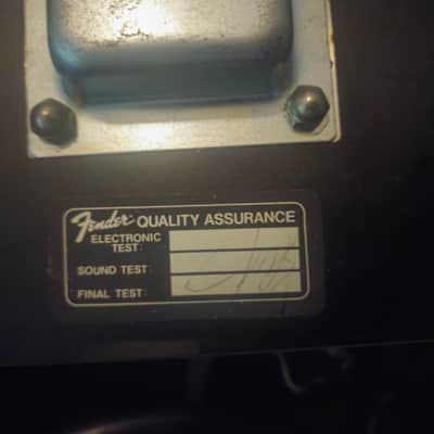 Fender Studio 85 65-Watt 1x12" Solid State Guitar Combo 1988 - 1989 - Black image 7