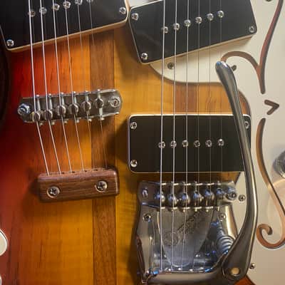 Super Rare Mosrite Joe Maphis Doubleneck Semie Moseley Signed 1986 image 8