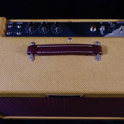 Carl's Custom Amps Double Tweed Deluxe 30W 2x12 Combo 2015 - Lacquered Tweed image 4