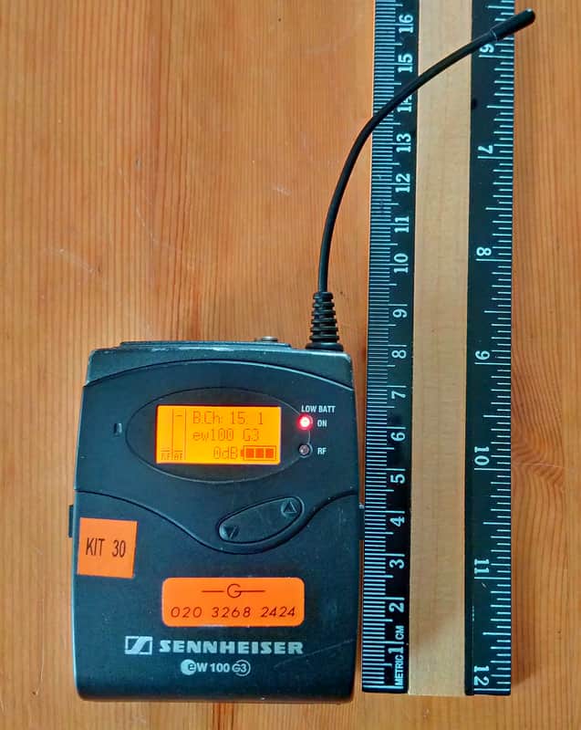 Sennheiser EK100 G3 Diversity Receiver - GB 606-648 MHz (for EW100 G3 System) image 1