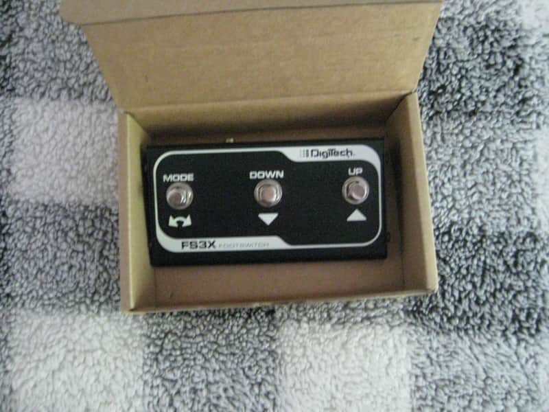DigiTech FS3X 3 Button Footswitch 2010s - Black image 1