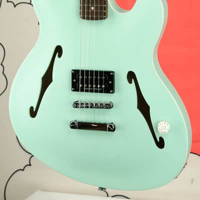 Fender Tom DeLonge Starcaster®, Rosewood Fingerboard, Chrome Hardware, Satin Surf Green image 5
