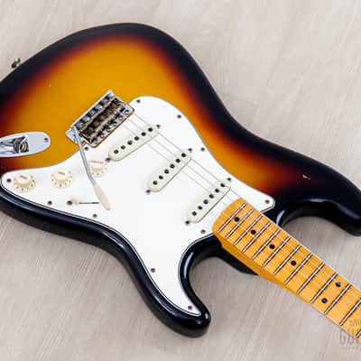 Fender Custom Shop Postmodern Stratocaster Journeyman Relic Bleached Three-Tone Sunburst image 6
