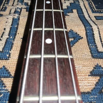 1988 Washburn Japan Bantam Headless Bass Steinberger Copy Mate Black image 24