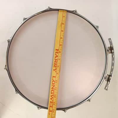 Slingerland 12x14"TDR Marching Snare Drum Chrome Over Wood Vintage 70s Maple Tom image 11