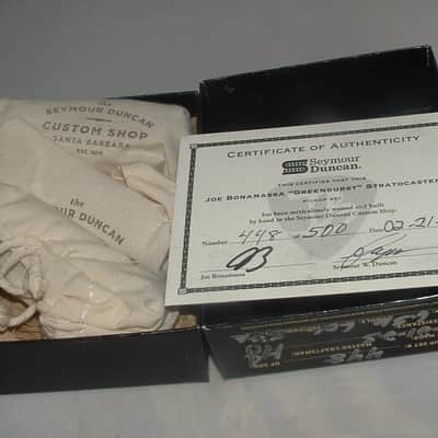 Seymour Duncan Joe Bonamassa Signature Greenburst 1964 Strat Pickup Set #448 image 2