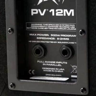 Peavey PV 12M Pro Passive 12" Stage Monitor Speaker image 4