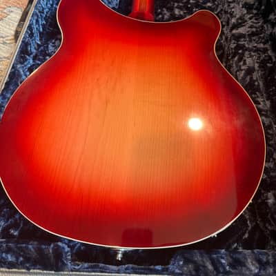 Rickenbacker 370 Left-Handed 2008 - Strawberry Glo image 5