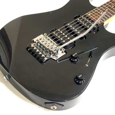 YAMAHA RGX-421D Used Electric Guitar /Floyd Rose / Black w/Soft Case image 2