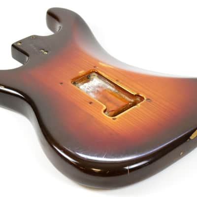 1979 Vintage Fender Stratocaster Sunburst BODY S9 Serial 1970s CBS Era USA Strat image 11