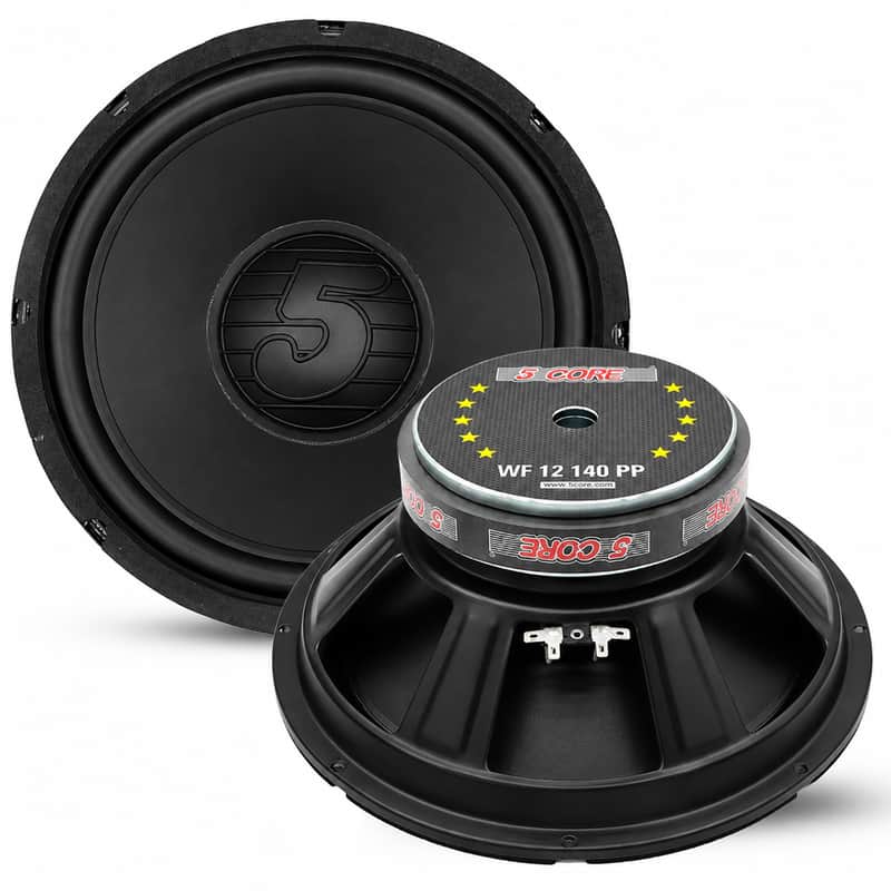 5 Core 12 Inch Car Woofer Audio 400W 4Ohm Deep Bass Replacement Subwoofer for SUV Truck image 1
