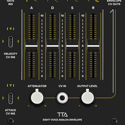 Tiptop Audio Octostages Poly Envelope 8-voice Eurorack Module image 1