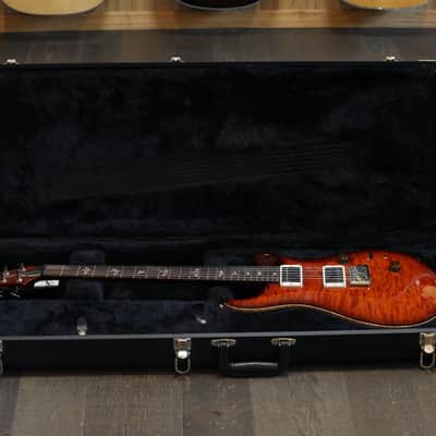 2011 PRS Custom 24 Quilt 10 Top Electric Guitar Dark Cherry Burst + OHSC image 21