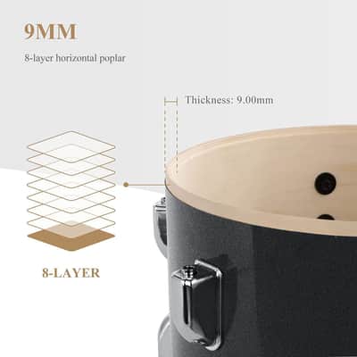 Eastar Drum Set for Adults- 18-inch Full-Size Drum Kit for Drummers, 4 Drum 2 Cymbal Drum image 5