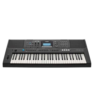 Yamaha PSR-E473 61-Key High Level Portable Keyboard with Power Adaptor