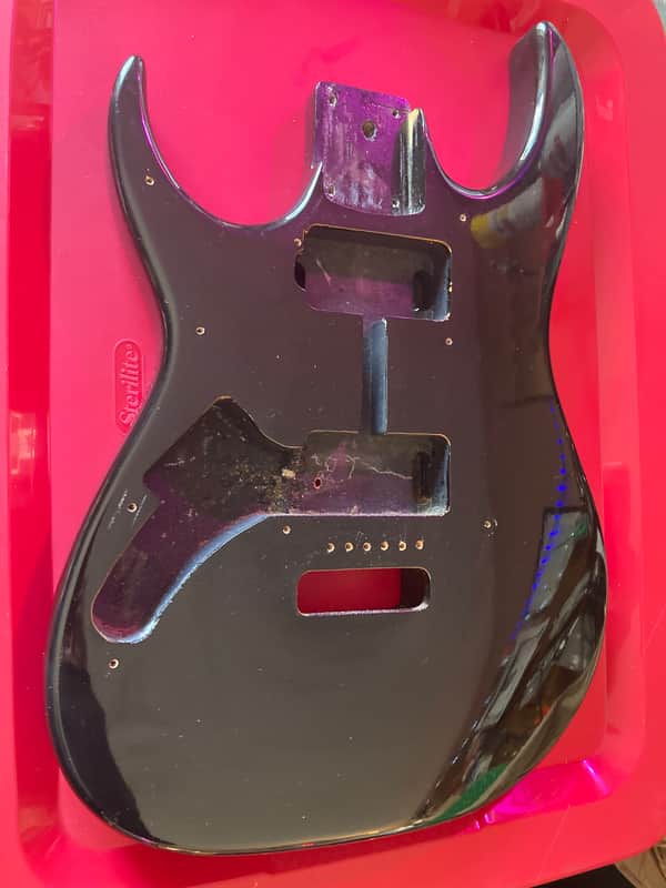 Ibanez ? Lefty RG Style Body - Black image 1