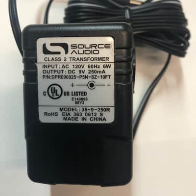 Source Audio Hot Hands AC Adaptor Power Supply 35-9-250R - Black image 1
