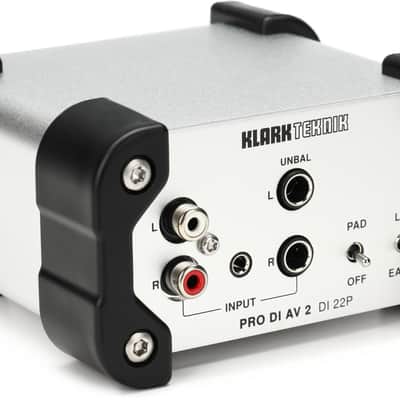 Klark Teknik DI AV 22P 2-channel Passive Direct Box with Midas Transformer image 1
