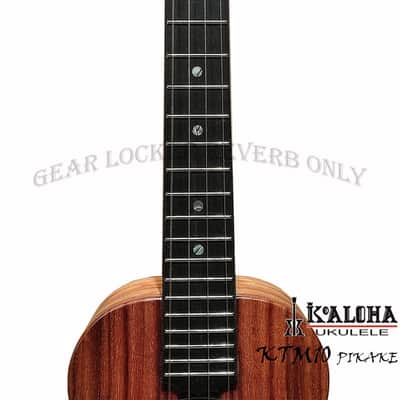 KoAloha KTM-10 Pikake all solid hawaiian low g string handmade ukulele tenor ukulele image 11