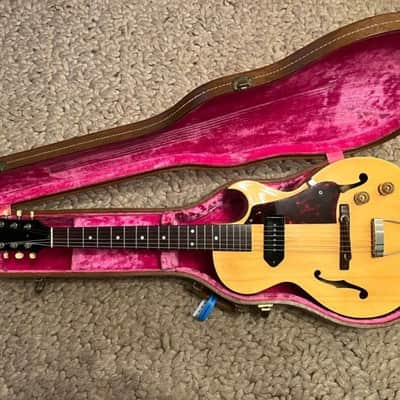 1954 Gibson ES140N 3/4 guitar, natural, worlds best! image 2