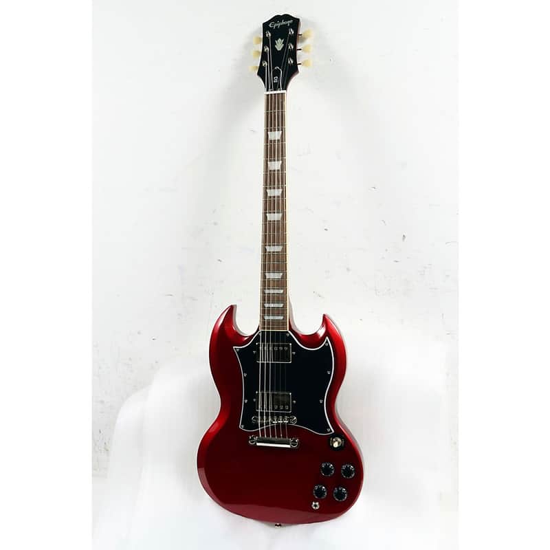 Epiphone SG Traditional Pro Electric Guitar Regular Sparkling Burgundy image 1