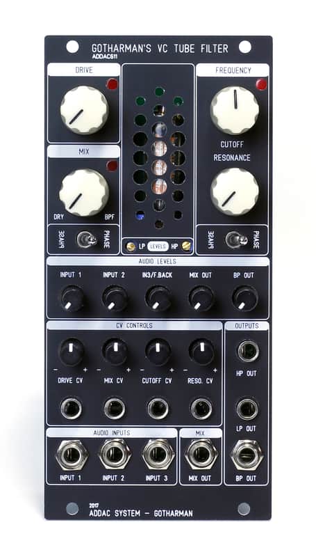 ADDAC System 611 Gotharman's VC Tube Filter image 1