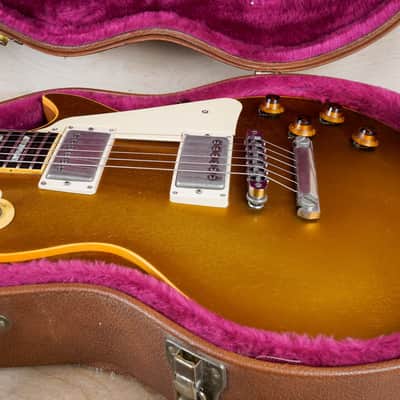 Gibson Heritage Series Standard 80 1982 Gold Top Vintage USA Tim Shaw PAFs w/ OHSC image 2