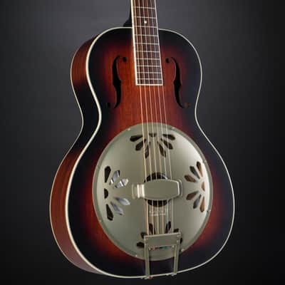 Gretsch G9240 Alligator Round-Neck Biscuit Cone Resonator (Sunburst) - Dobro image 6