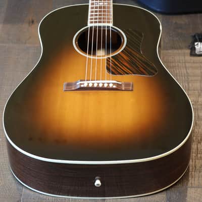 2008 Gibson Advanced Jumbo Acoustic Guitar Vintage Sunburst + OHSC image 2