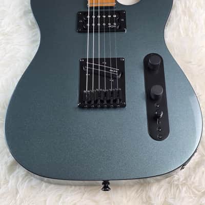 2023 Squier Contemporary Telecaster RH - Gunmetal Metallic - Like New image 2