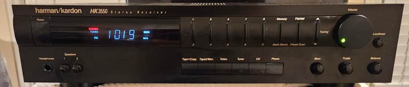 Harman Kardon Harman Kardon HK 3550 classic stereo receiver 90s  - Black