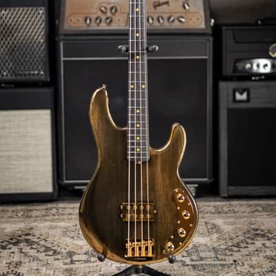 Ernie Ball Music Man Limited Edition - 1 of 300 - 50th Anniversary StingRay Bass - Molten Gold with Hardshell Case image 3