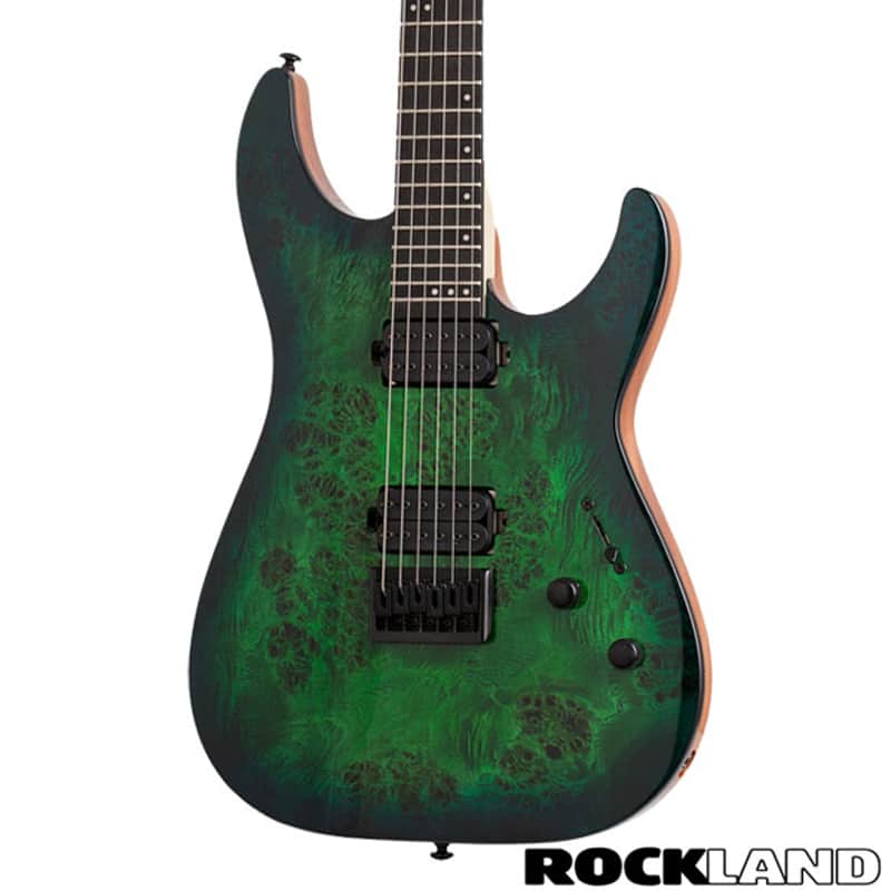 Schecter C-6 FR Pro Aqua Burst image 1