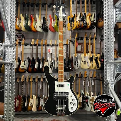 Rickenbacker   1978 4001 Jet Glo Black Year True Vintage image 2