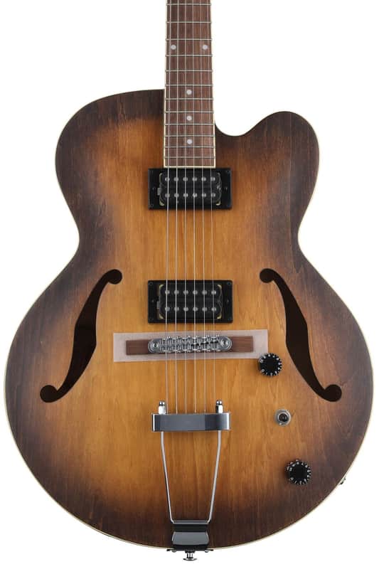Ibanez Artcore AF55 Hollowbody Electric Guitar - Tobacco Flat image 1